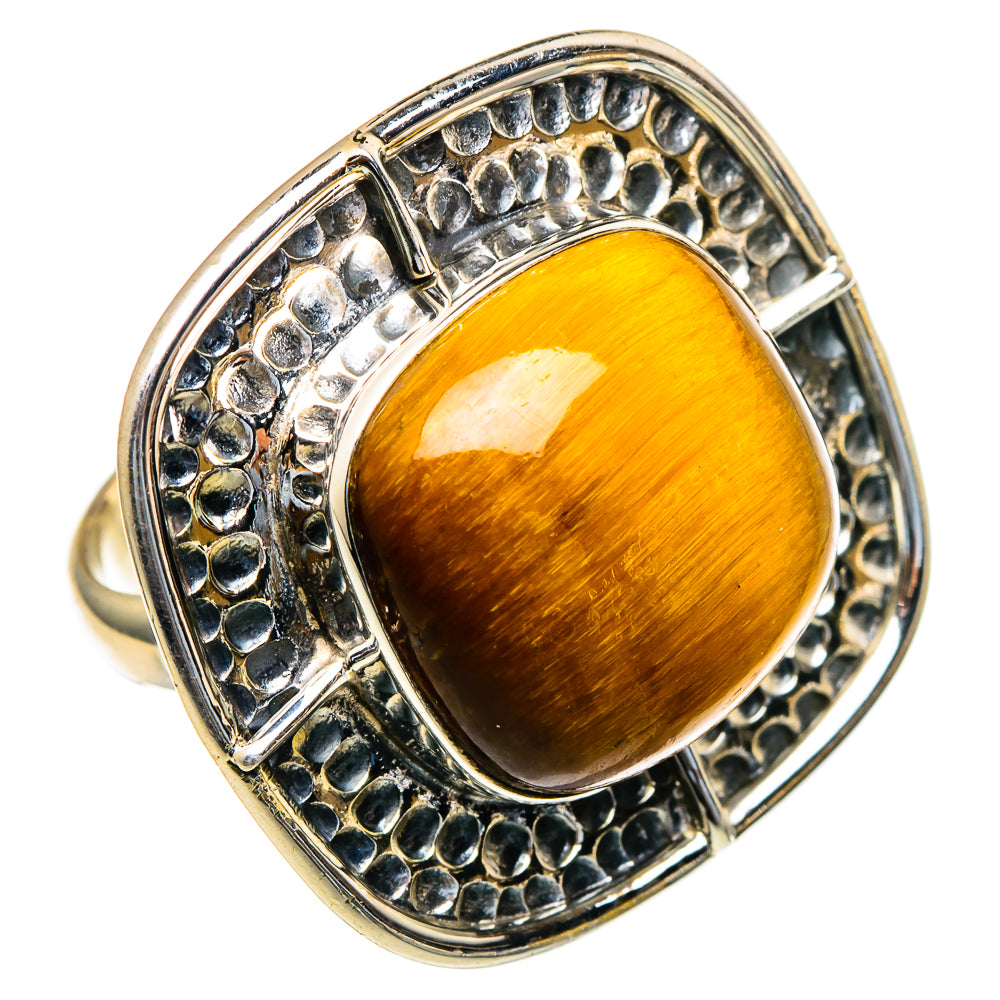 Tiger Eye Rings handcrafted by Ana Silver Co - RING98251