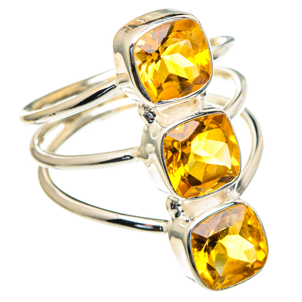 Citrine Rings handcrafted by Ana Silver Co - RING98290