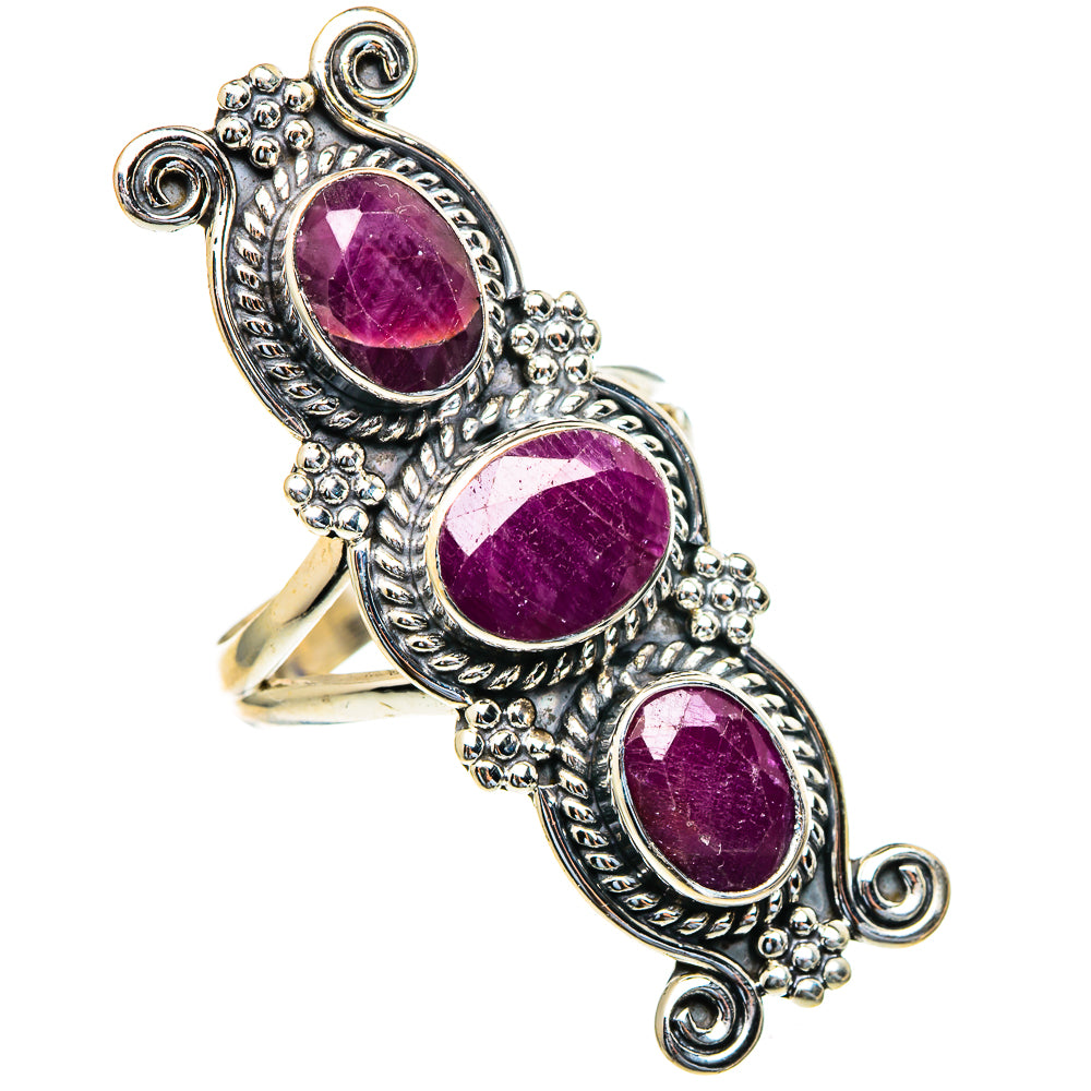 Ruby Rings handcrafted by Ana Silver Co - RING98298