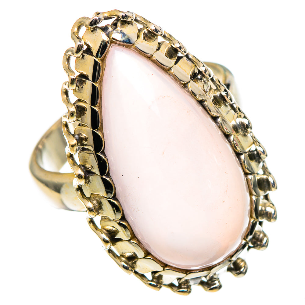 Rose Quartz Rings handcrafted by Ana Silver Co - RING98313