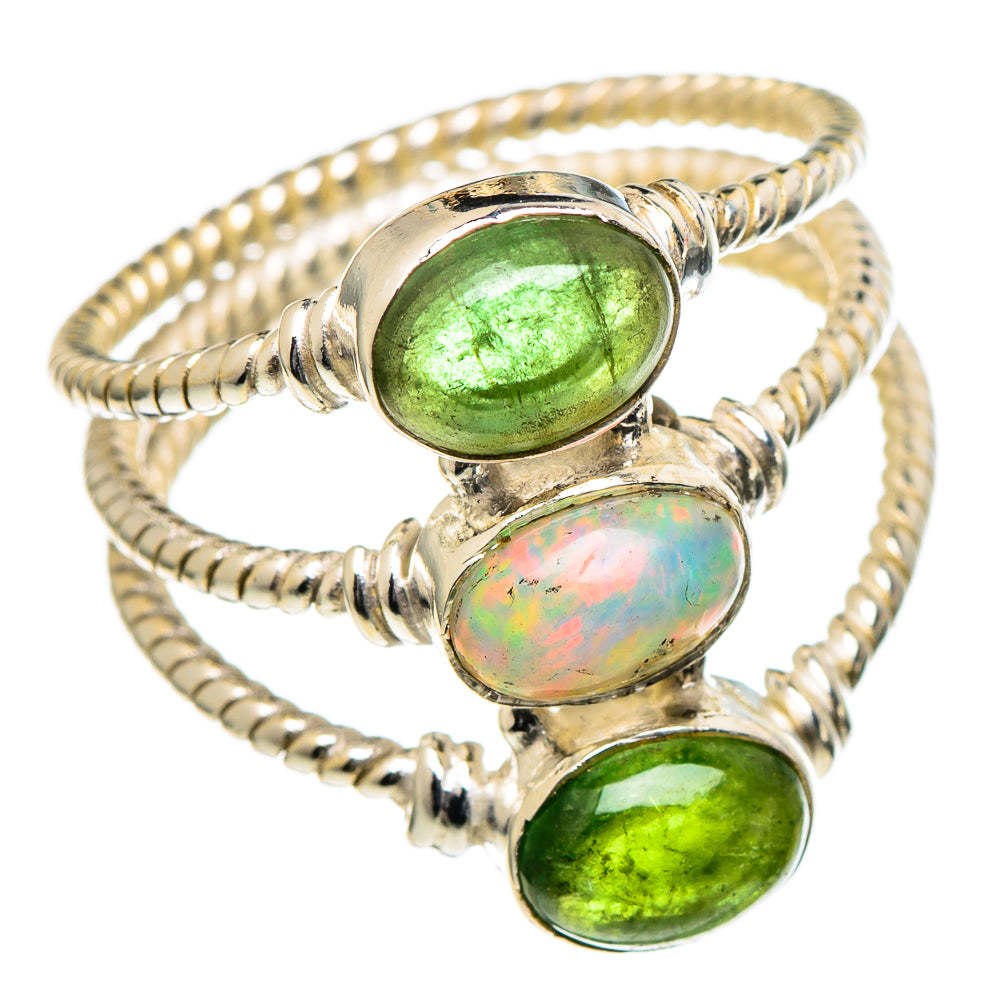 Ethiopian Opal Rings handcrafted by Ana Silver Co - RING98333