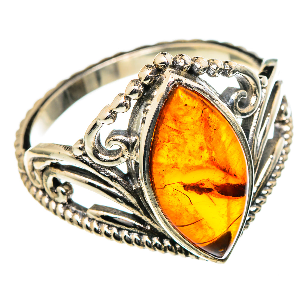 Baltic Amber Rings handcrafted by Ana Silver Co - RING98391