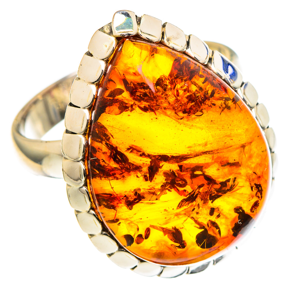 Baltic Amber Rings handcrafted by Ana Silver Co - RING98392