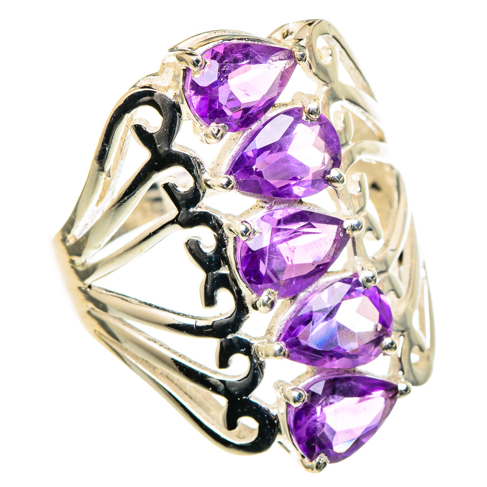 Amethyst Rings handcrafted by Ana Silver Co - RING98401