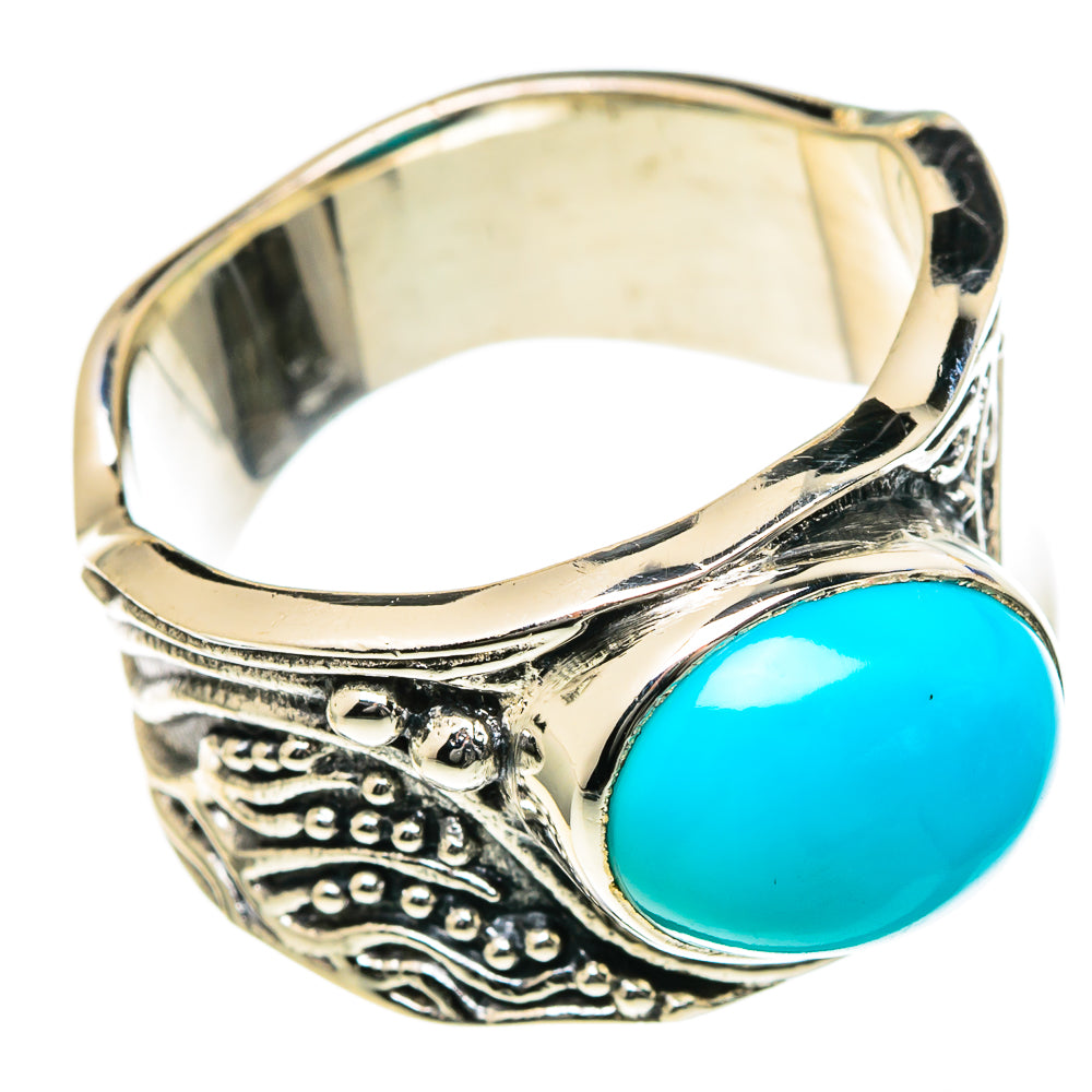 Sleeping Beauty Turquoise Rings handcrafted by Ana Silver Co - RING98451