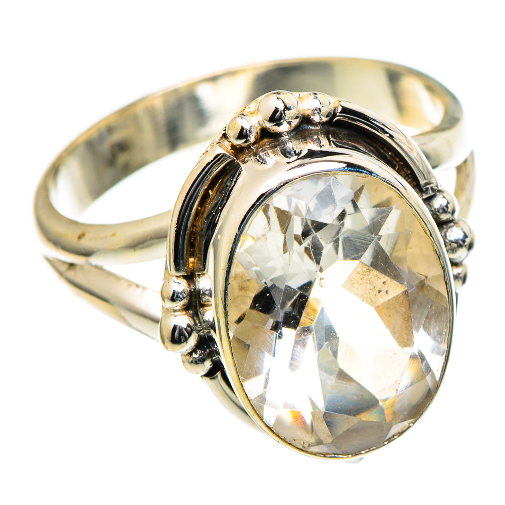 White Quartz Rings handcrafted by Ana Silver Co - RING98478