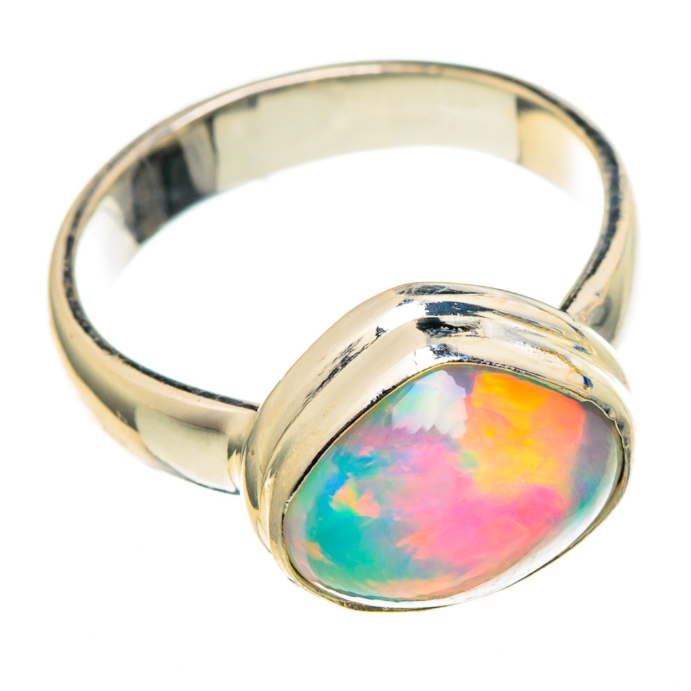 Ethiopian Opal Rings handcrafted by Ana Silver Co - RING98481