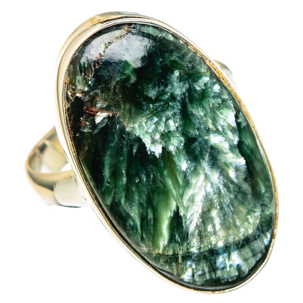 Seraphinite Rings handcrafted by Ana Silver Co - RING98532