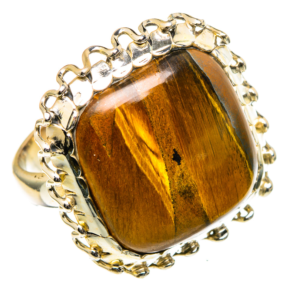 Tiger Eye Rings handcrafted by Ana Silver Co - RING98537