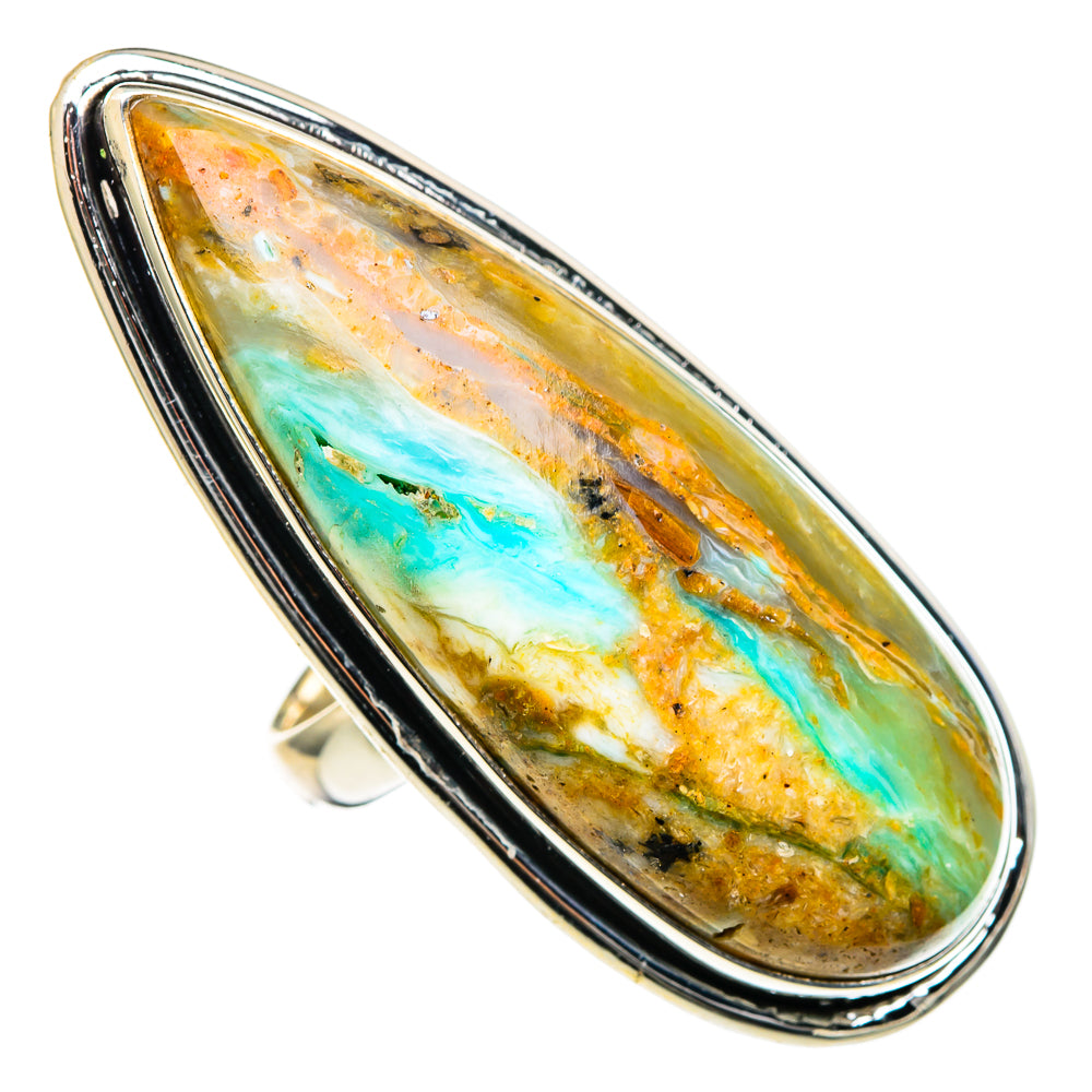 Peruvian Opal Rings handcrafted by Ana Silver Co - RING98569