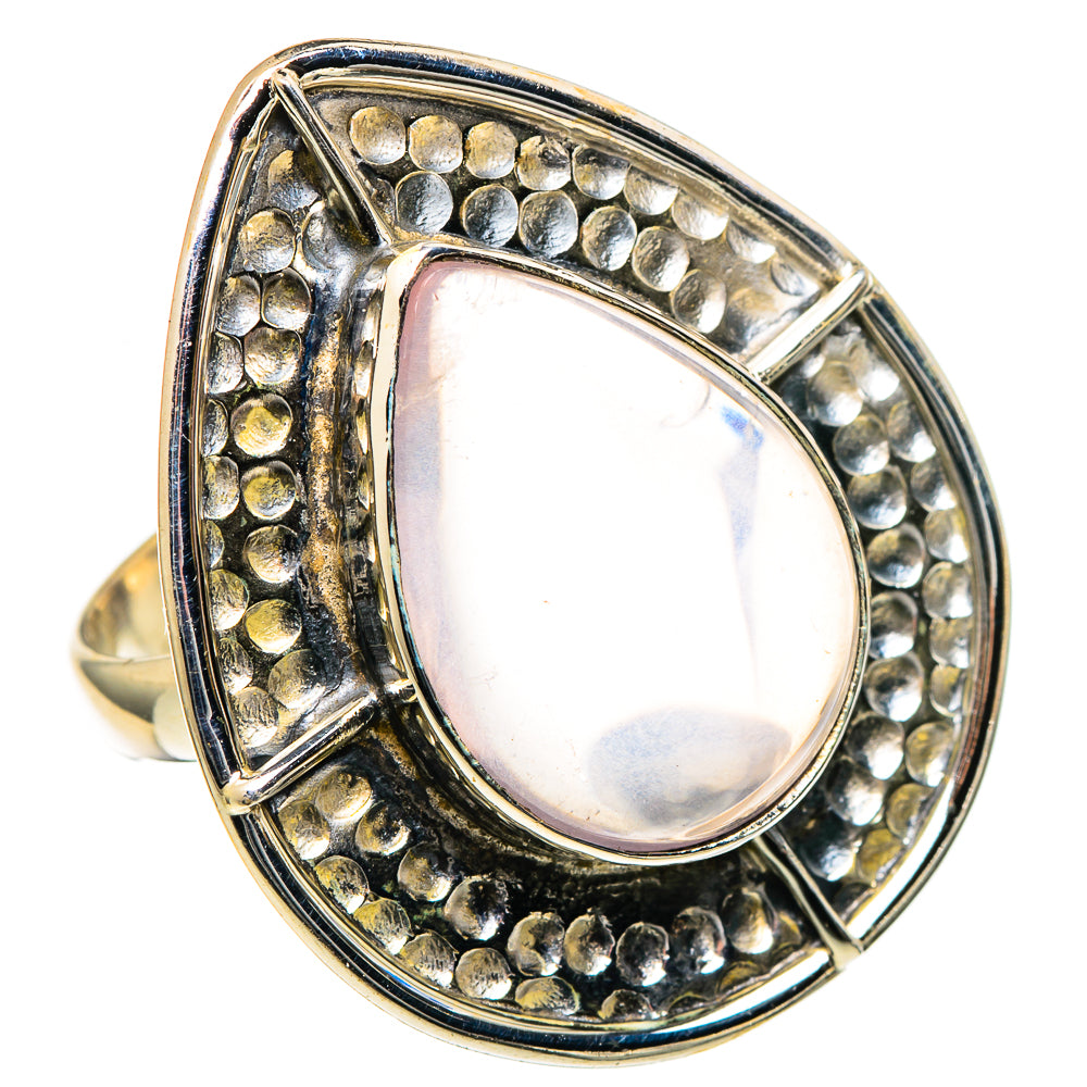 Rose Quartz Rings handcrafted by Ana Silver Co - RING98590