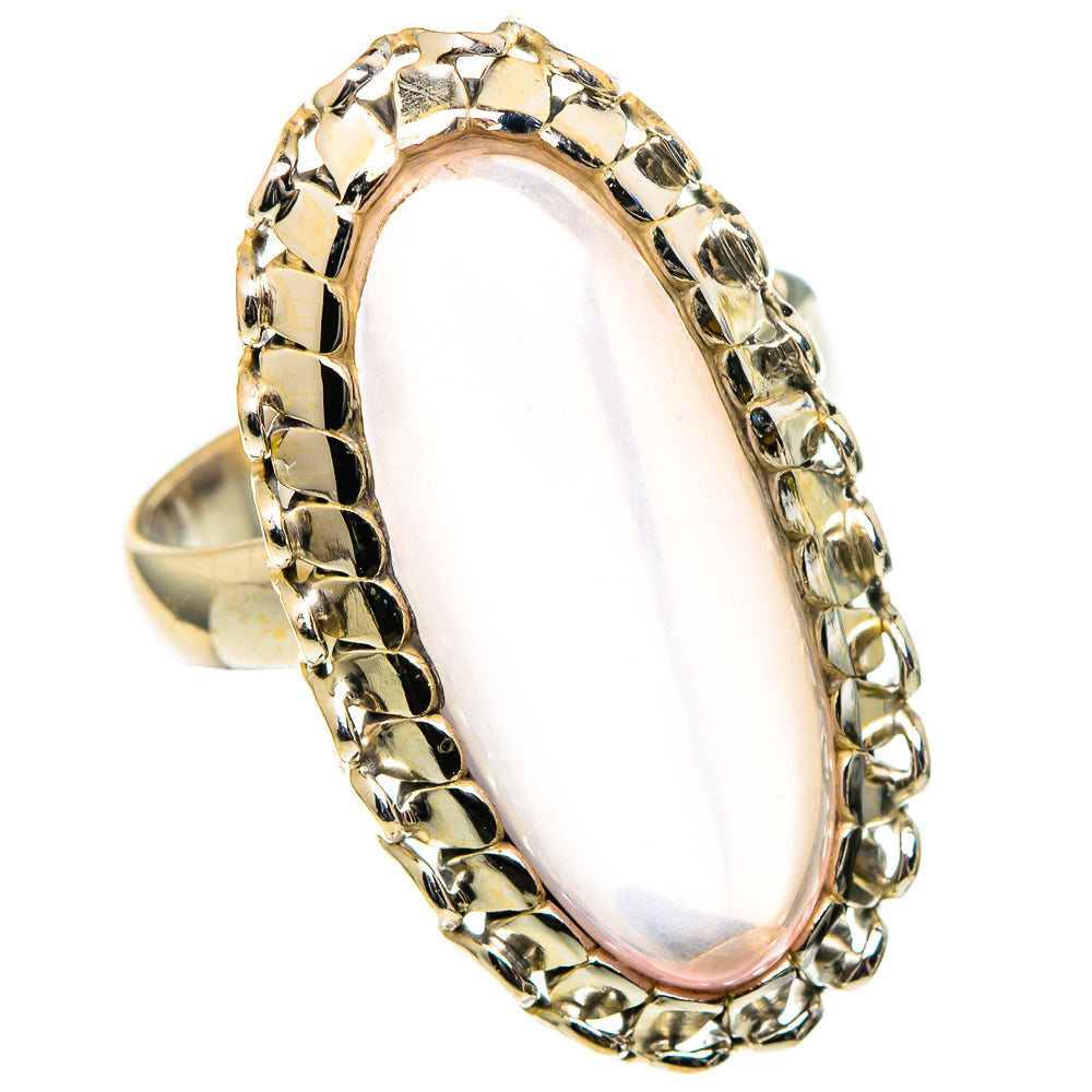 Rose Quartz Rings handcrafted by Ana Silver Co - RING98591