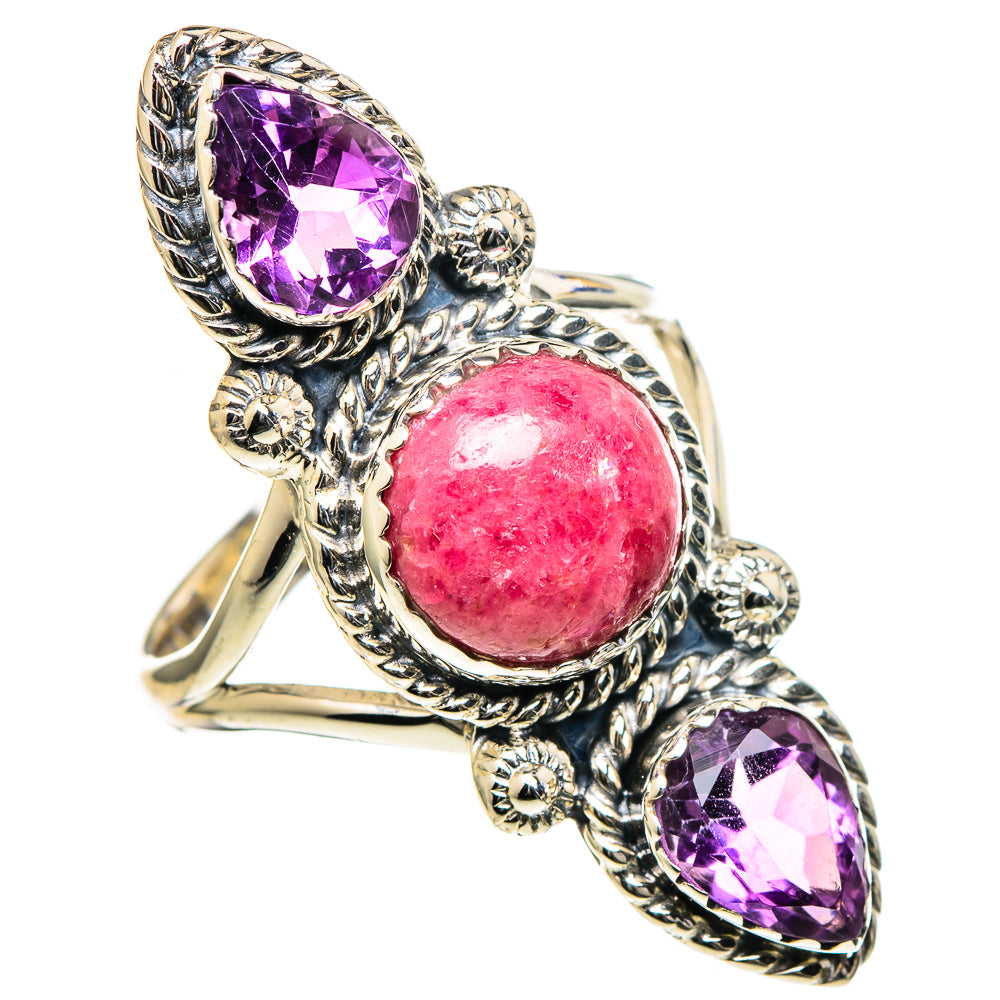 Rhodochrosite Rings handcrafted by Ana Silver Co - RING98599