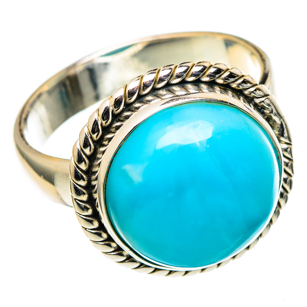 Larimar Rings handcrafted by Ana Silver Co - RING98604