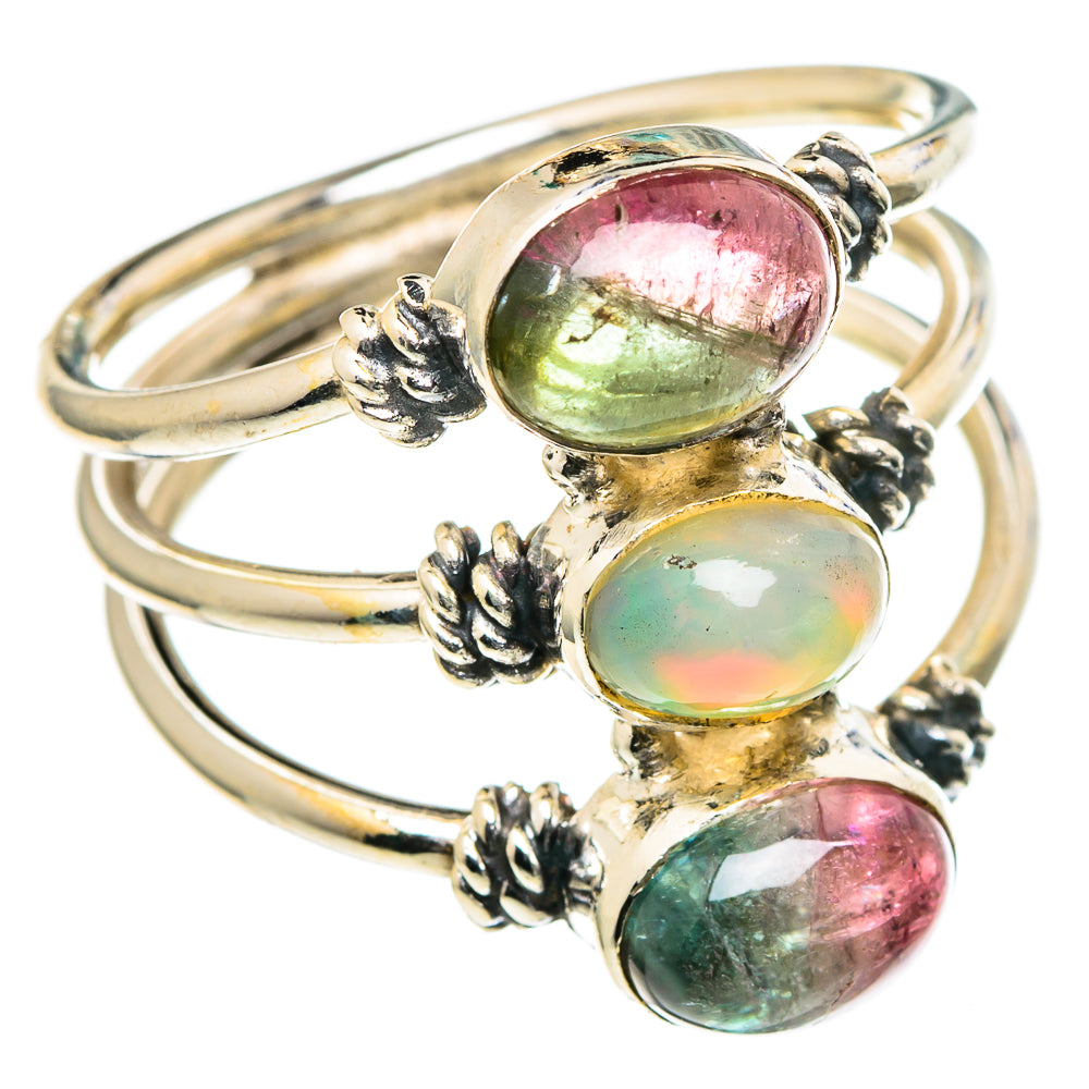 Ethiopian Opal Rings handcrafted by Ana Silver Co - RING98640