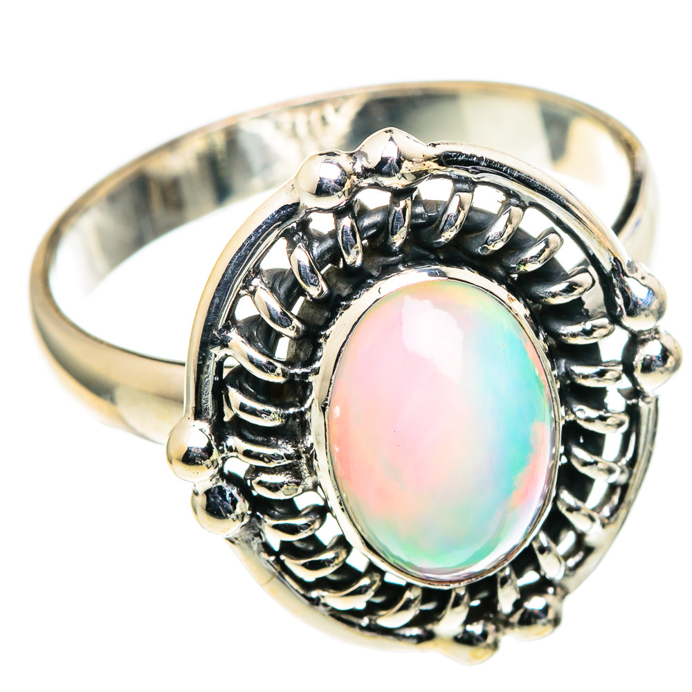 Ethiopian Opal Rings handcrafted by Ana Silver Co - RING98681