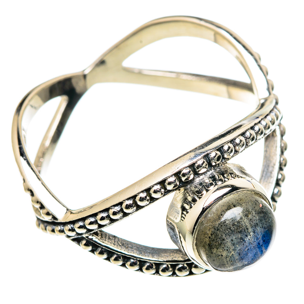 Labradorite Rings handcrafted by Ana Silver Co - RING98689