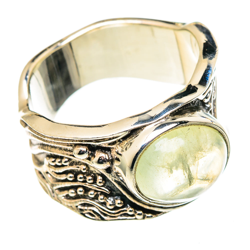 Prehnite Rings handcrafted by Ana Silver Co - RING98692 - Photo 2