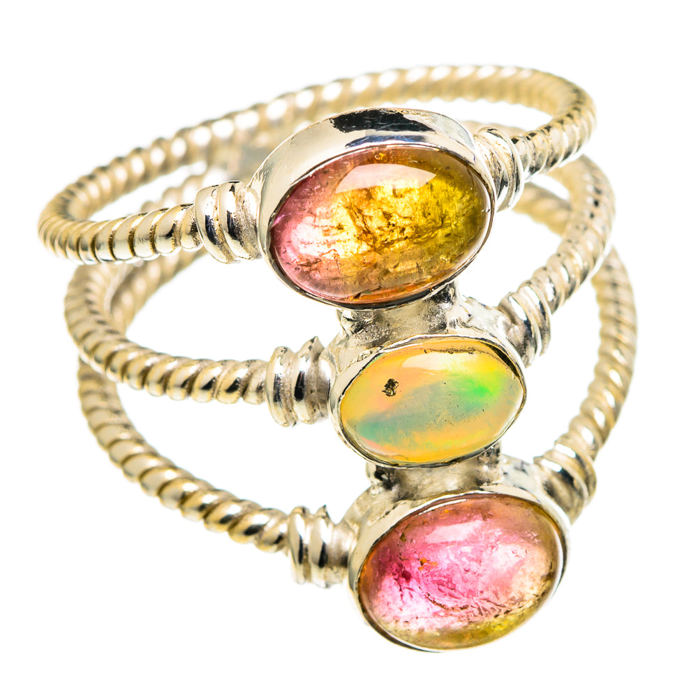 Ethiopian Opal Rings handcrafted by Ana Silver Co - RING98757