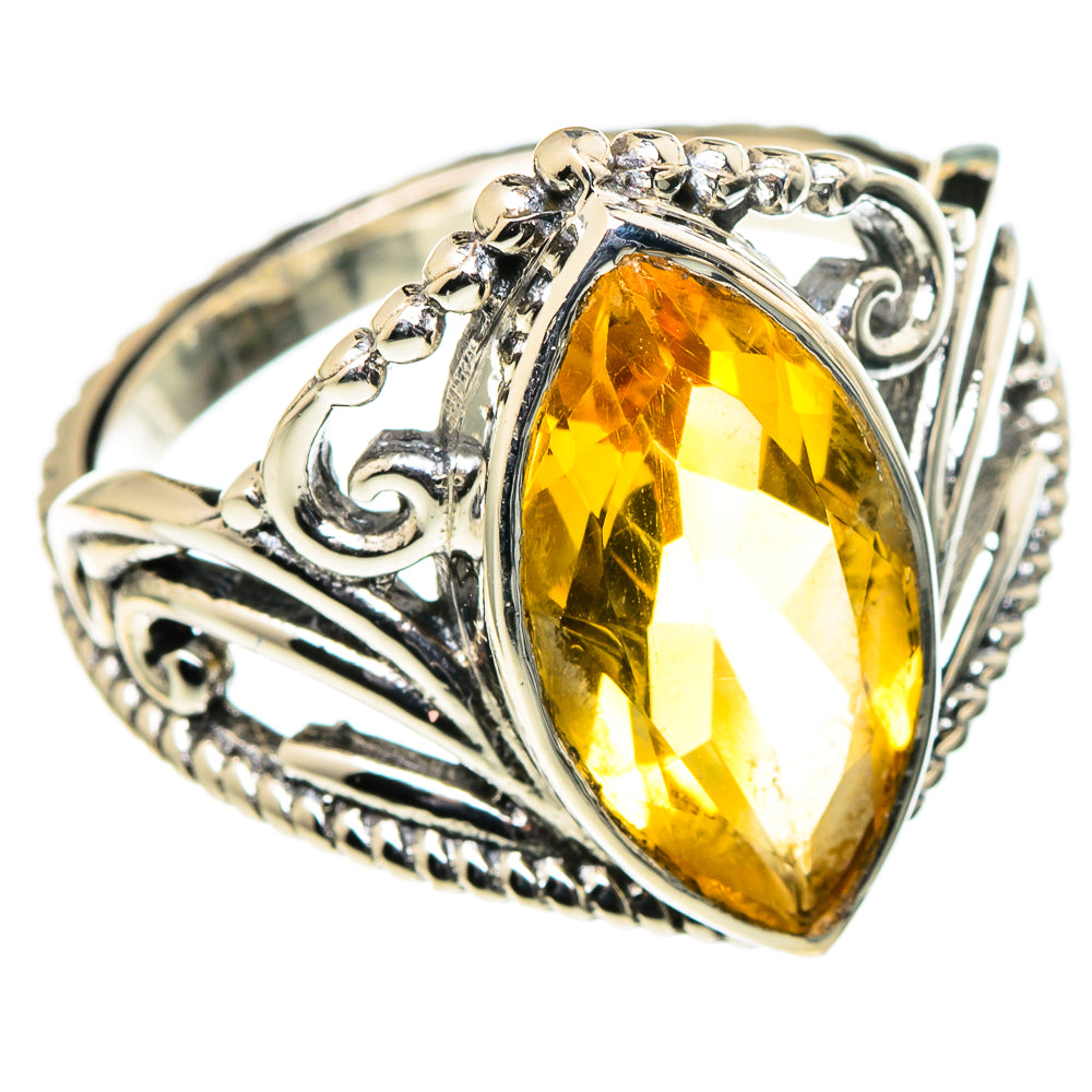 Citrine Rings handcrafted by Ana Silver Co - RING98770