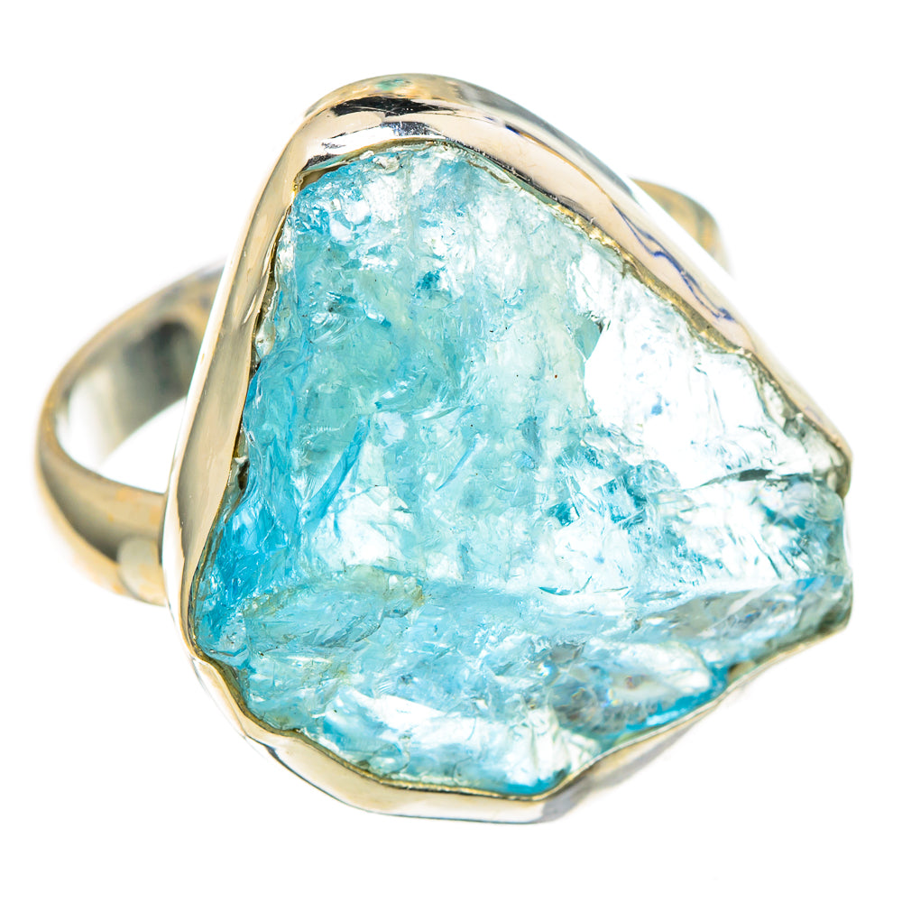 Aquamarine Rings handcrafted by Ana Silver Co - RING98799