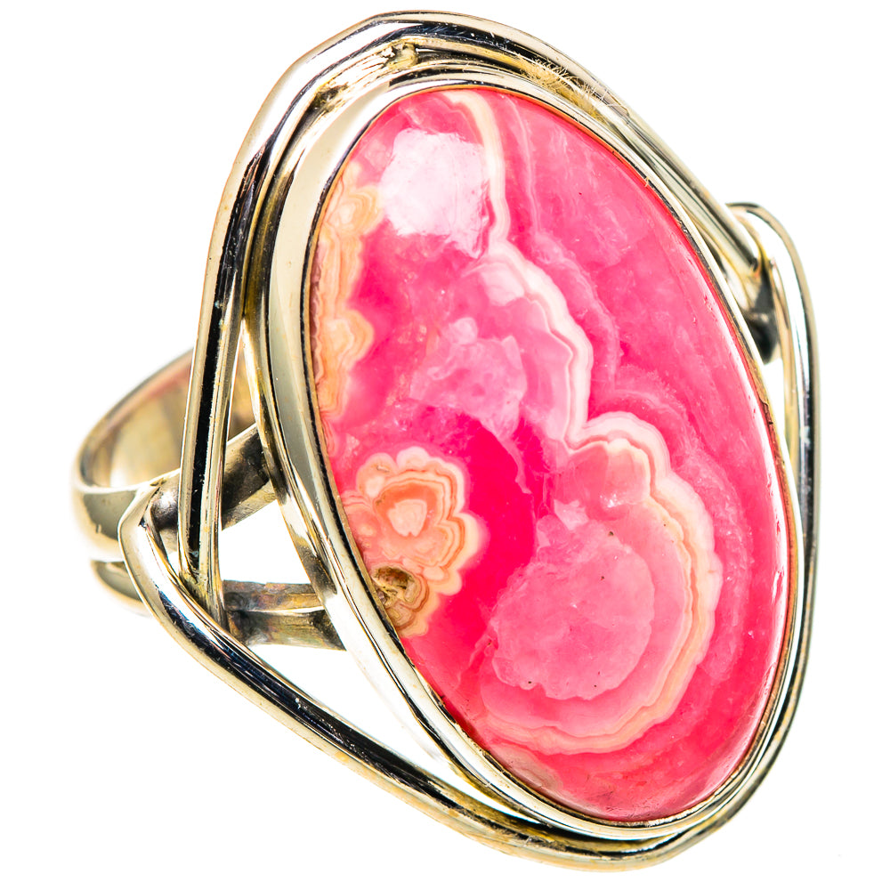 Rhodochrosite Rings handcrafted by Ana Silver Co - RING98828