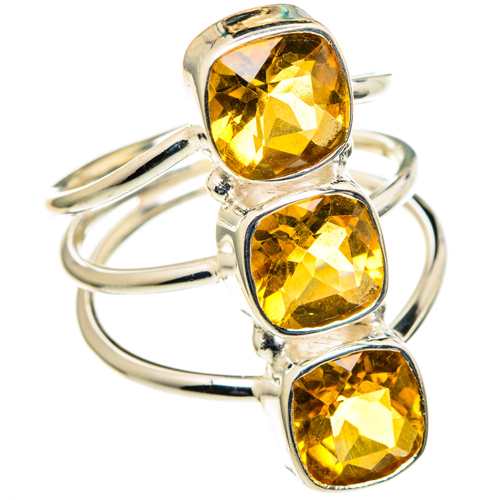 Citrine Rings handcrafted by Ana Silver Co - RING98870