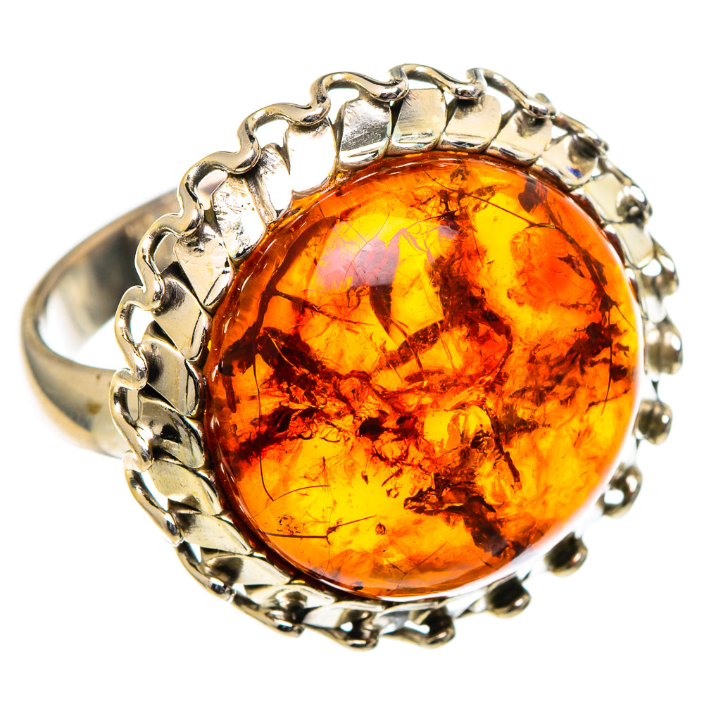 Baltic Amber Rings handcrafted by Ana Silver Co - RING98921