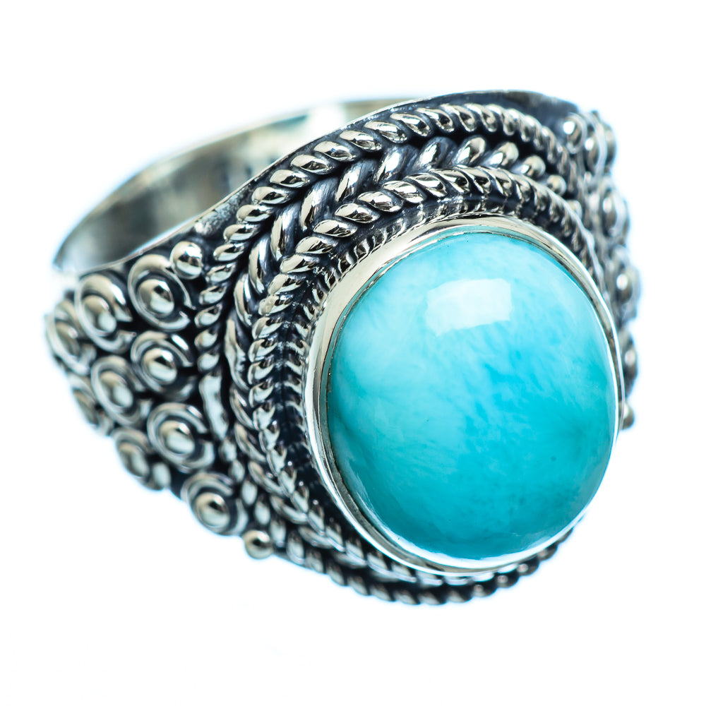 Larimar Rings handcrafted by Ana Silver Co - RING989332