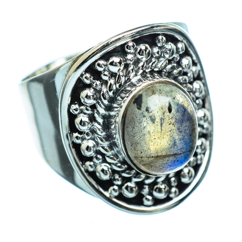 Labradorite Rings handcrafted by Ana Silver Co - RING989357