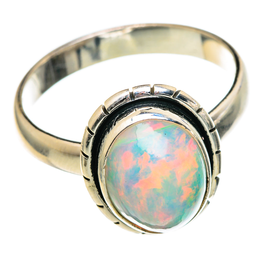 Ethiopian Opal Rings handcrafted by Ana Silver Co - RING98947
