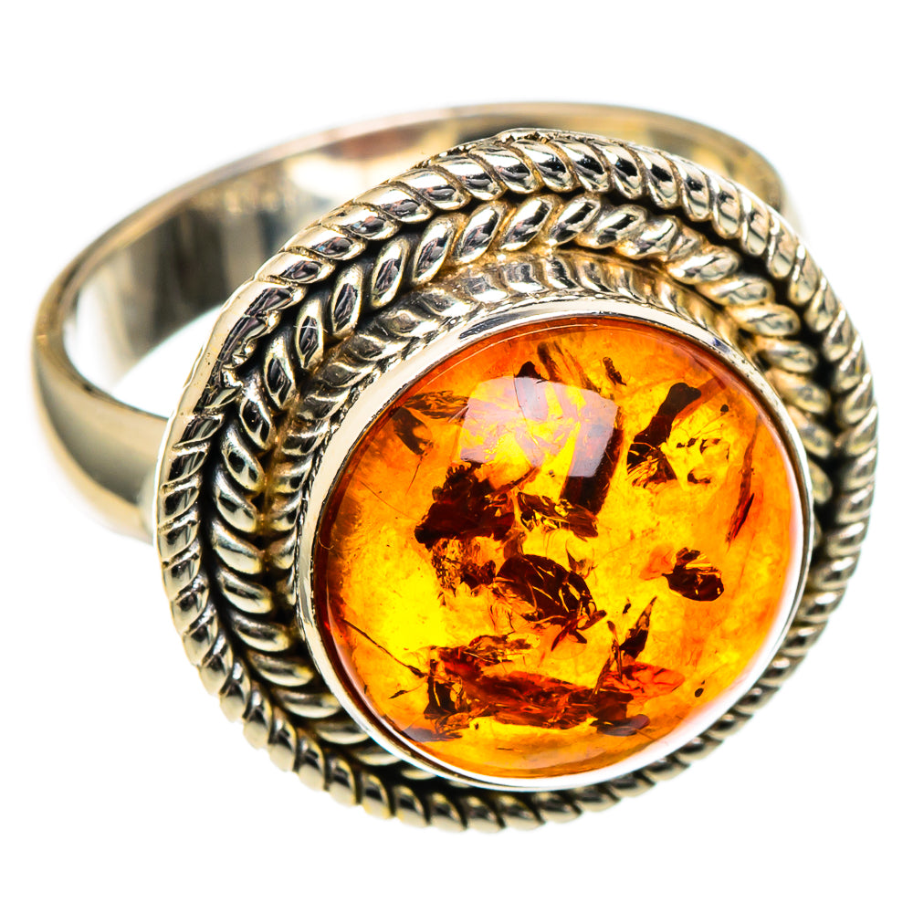 Baltic Amber Rings handcrafted by Ana Silver Co - RING98962