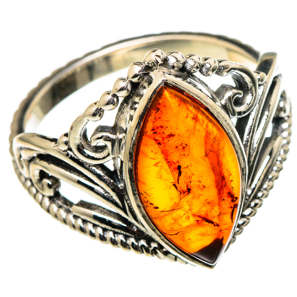 Baltic Amber Rings handcrafted by Ana Silver Co - RING98963