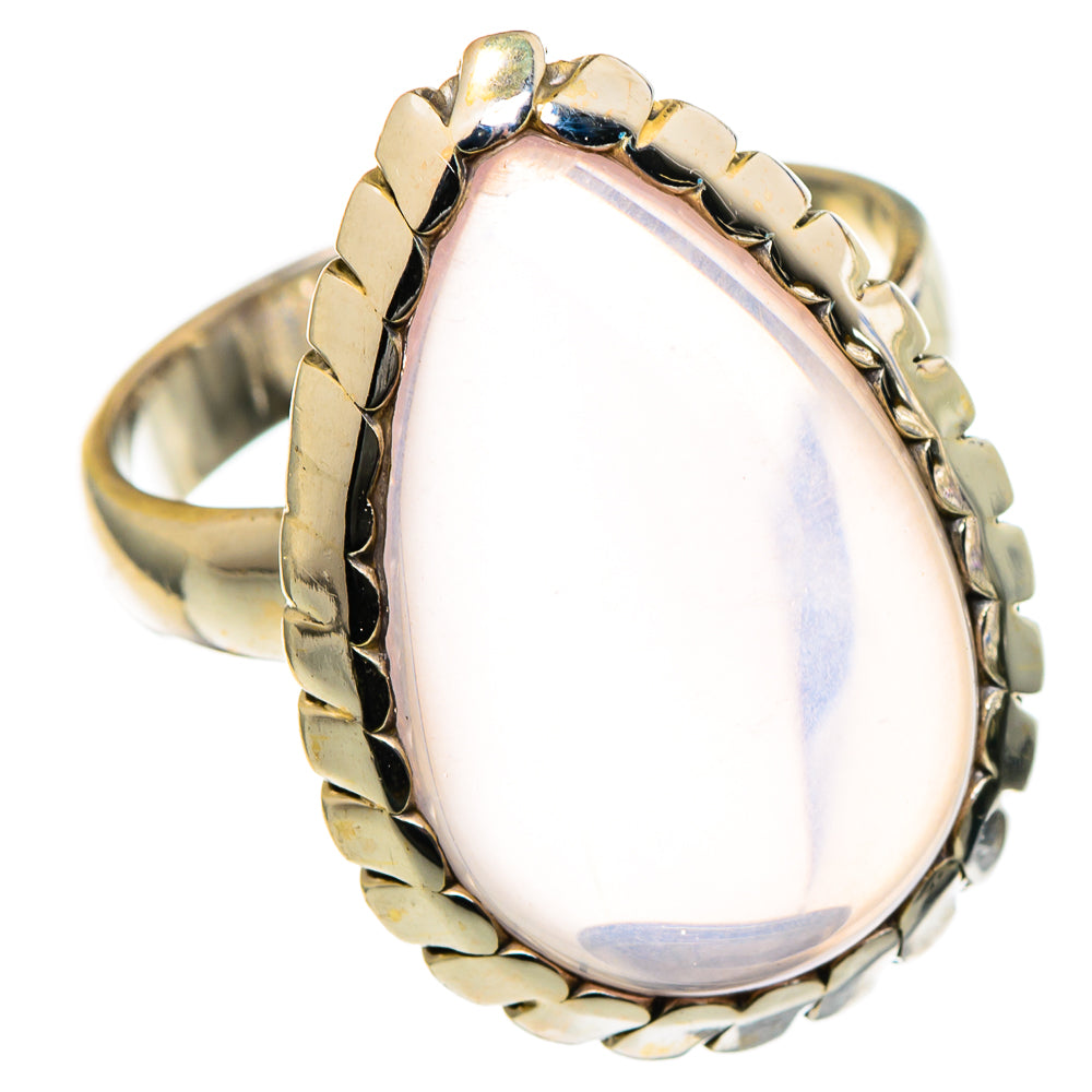 Rose Quartz Rings handcrafted by Ana Silver Co - RING99038