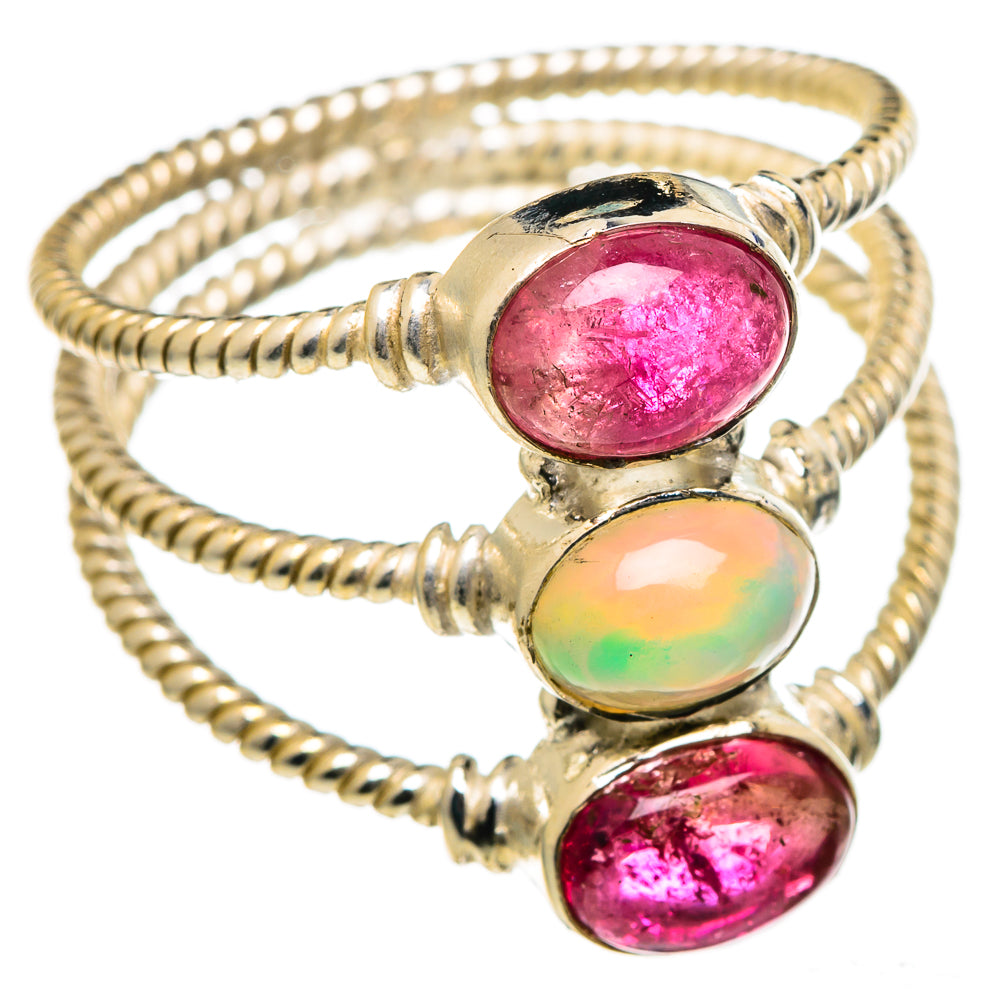 Ethiopian Opal Rings handcrafted by Ana Silver Co - RING99055