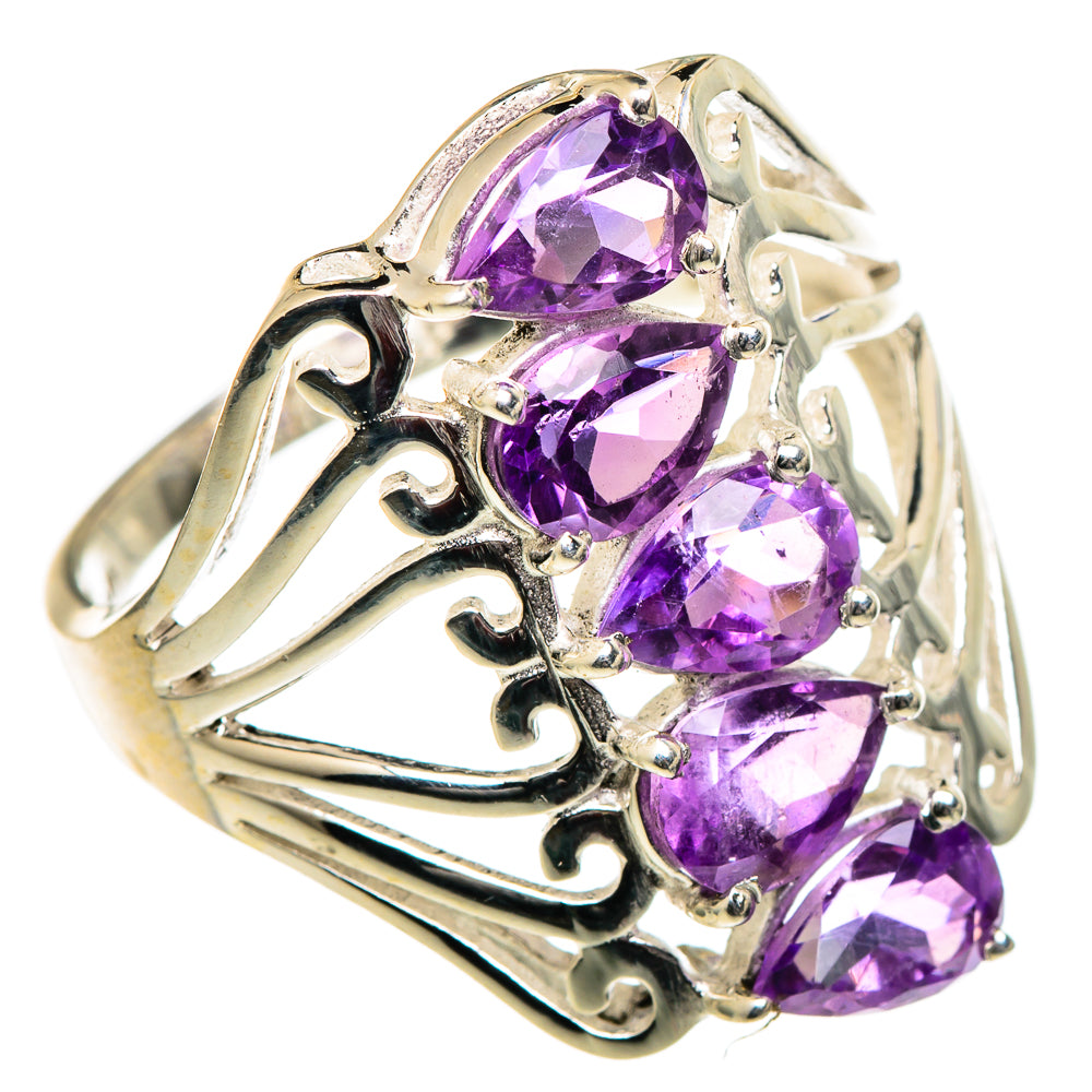 Amethyst Rings handcrafted by Ana Silver Co - RING99084