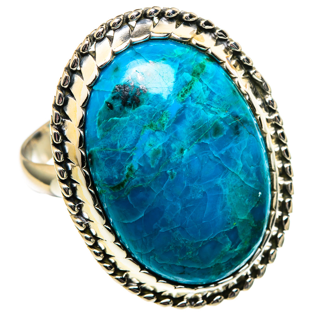 Chrysocolla Rings handcrafted by Ana Silver Co - RING99164