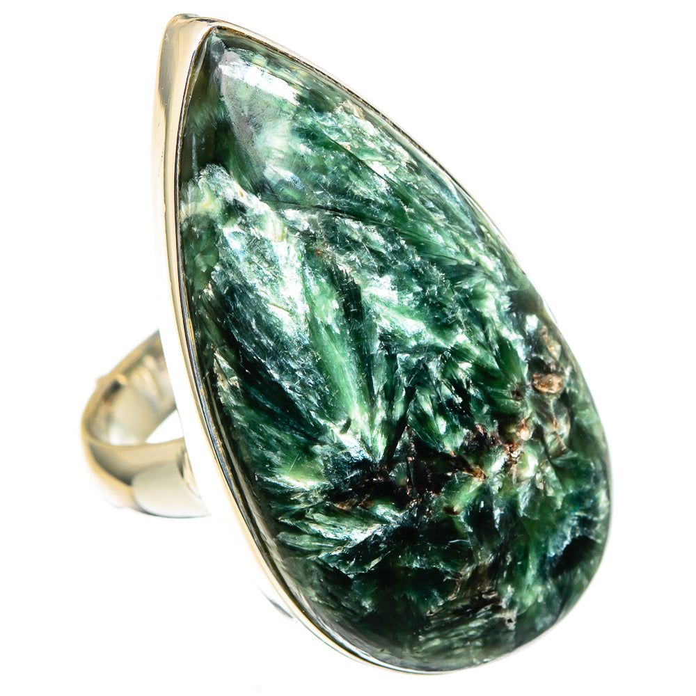 Seraphinite Rings handcrafted by Ana Silver Co - RING99206