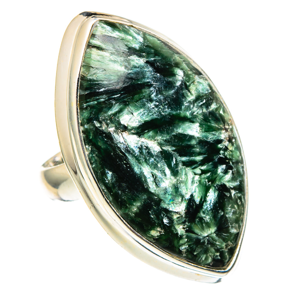 Seraphinite Rings handcrafted by Ana Silver Co - RING99210