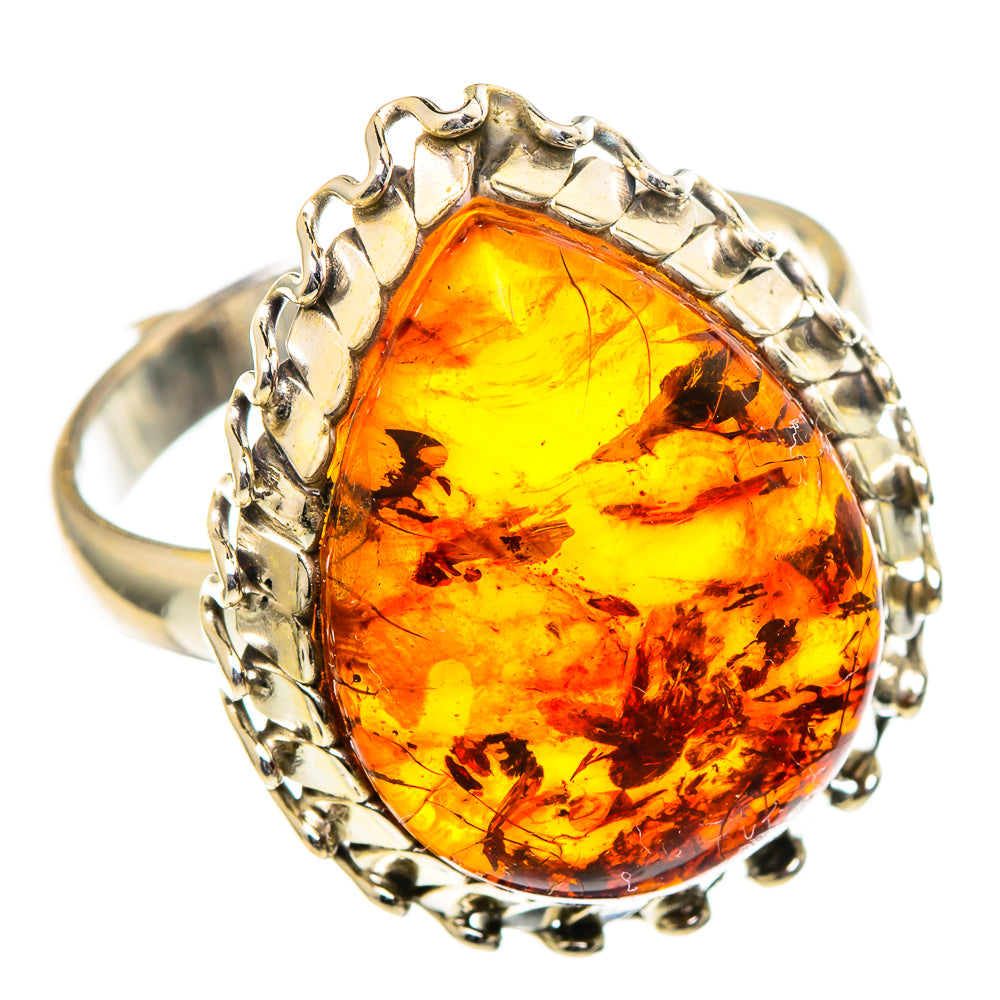 Baltic Amber Rings handcrafted by Ana Silver Co - RING99219