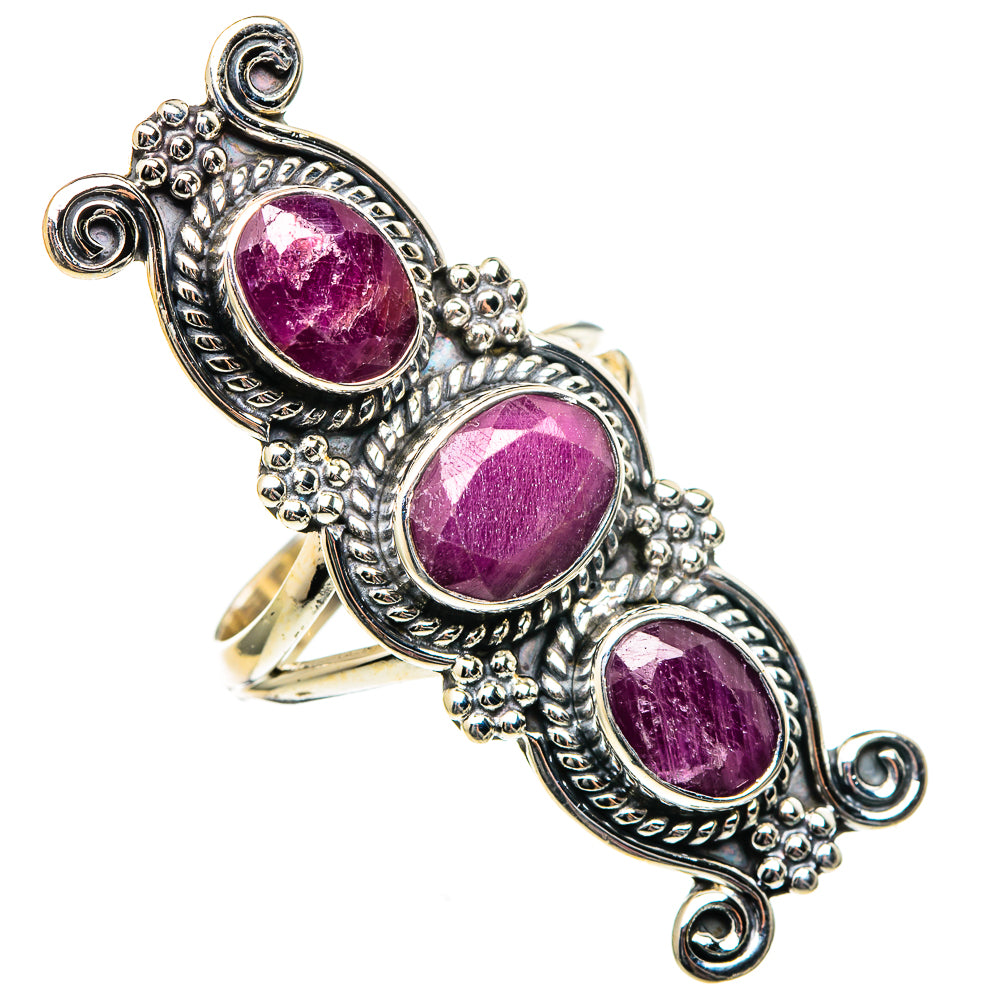 Ruby Rings handcrafted by Ana Silver Co - RING99220