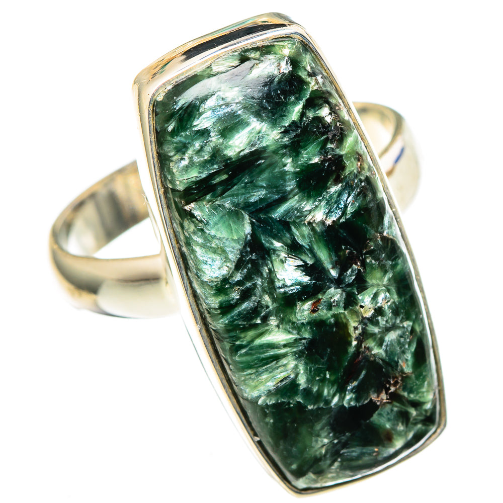 Seraphinite Rings handcrafted by Ana Silver Co - RING99231