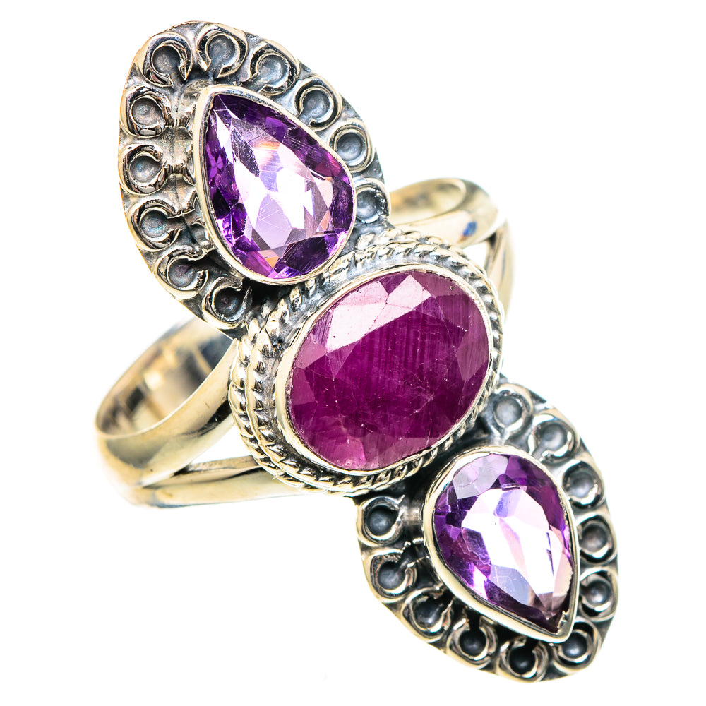 Ruby Rings handcrafted by Ana Silver Co - RING99234