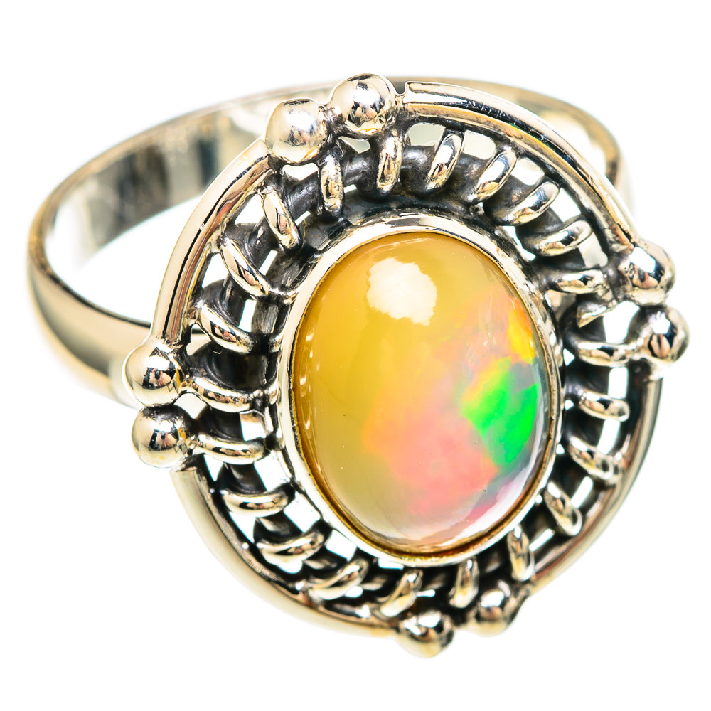 Ethiopian Opal Rings handcrafted by Ana Silver Co - RING99277