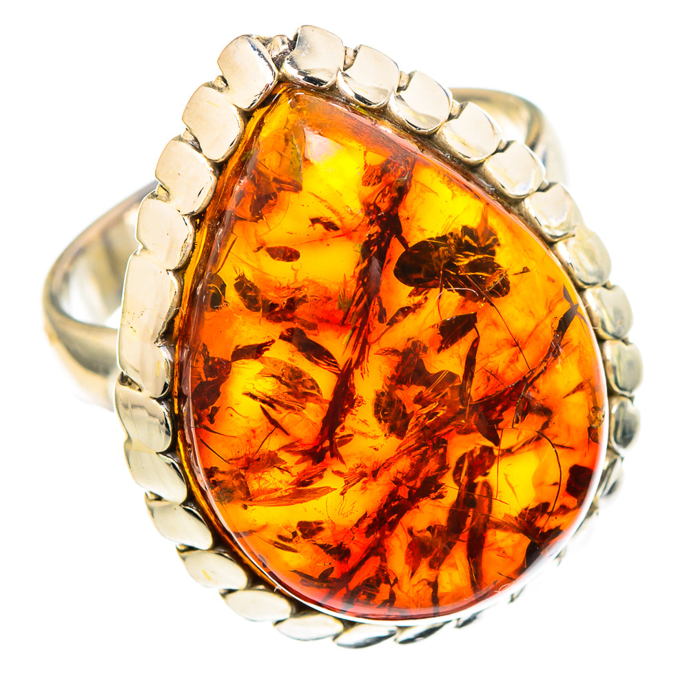 Baltic Amber Rings handcrafted by Ana Silver Co - RING99296