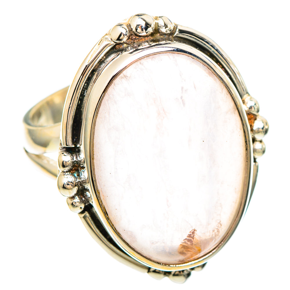 Rose Quartz Rings handcrafted by Ana Silver Co - RING99336