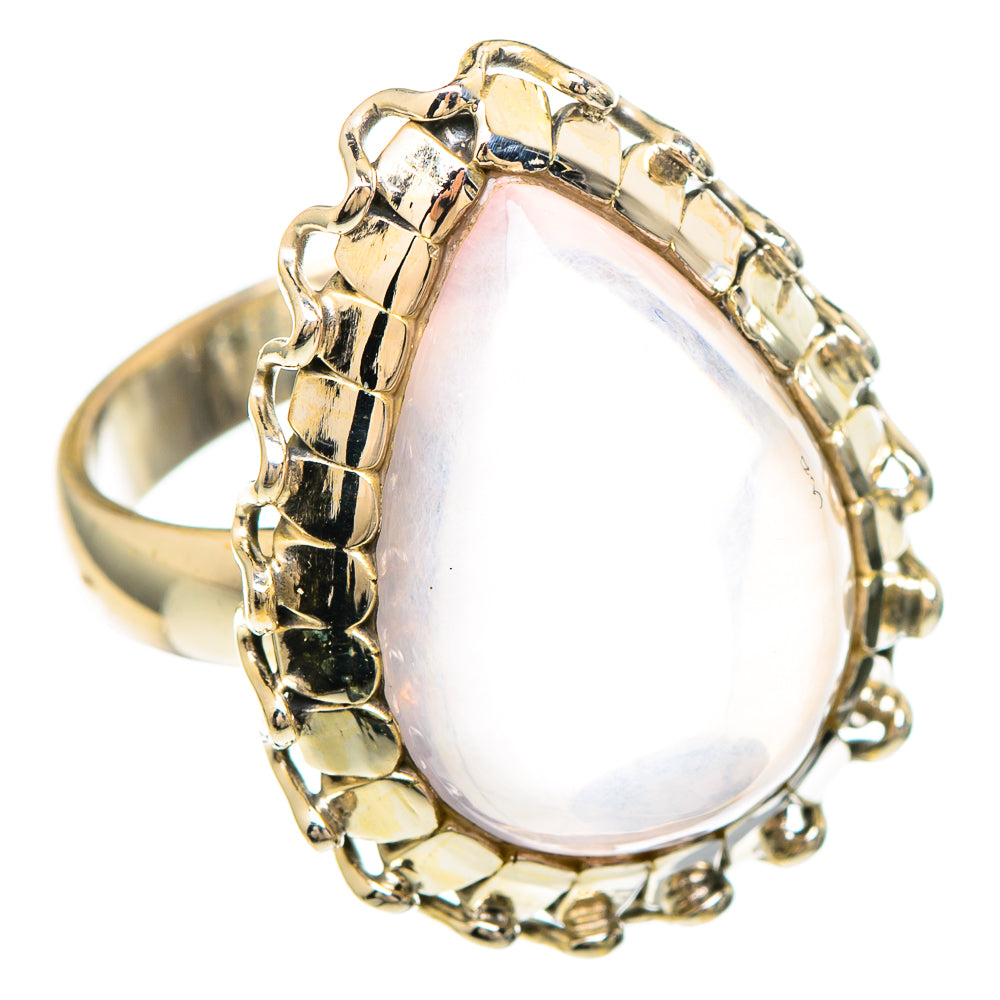 Rose Quartz Rings handcrafted by Ana Silver Co - RING99375