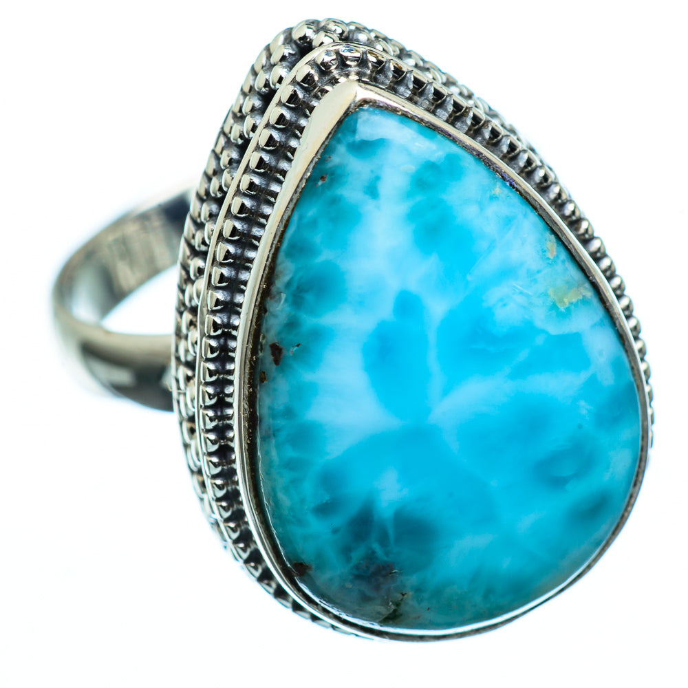 Larimar Rings handcrafted by Ana Silver Co - RING993939