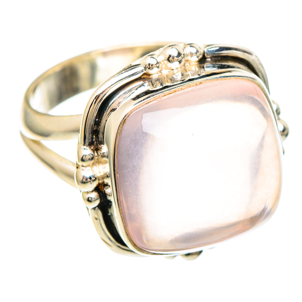 Rose Quartz Rings handcrafted by Ana Silver Co - RING99417