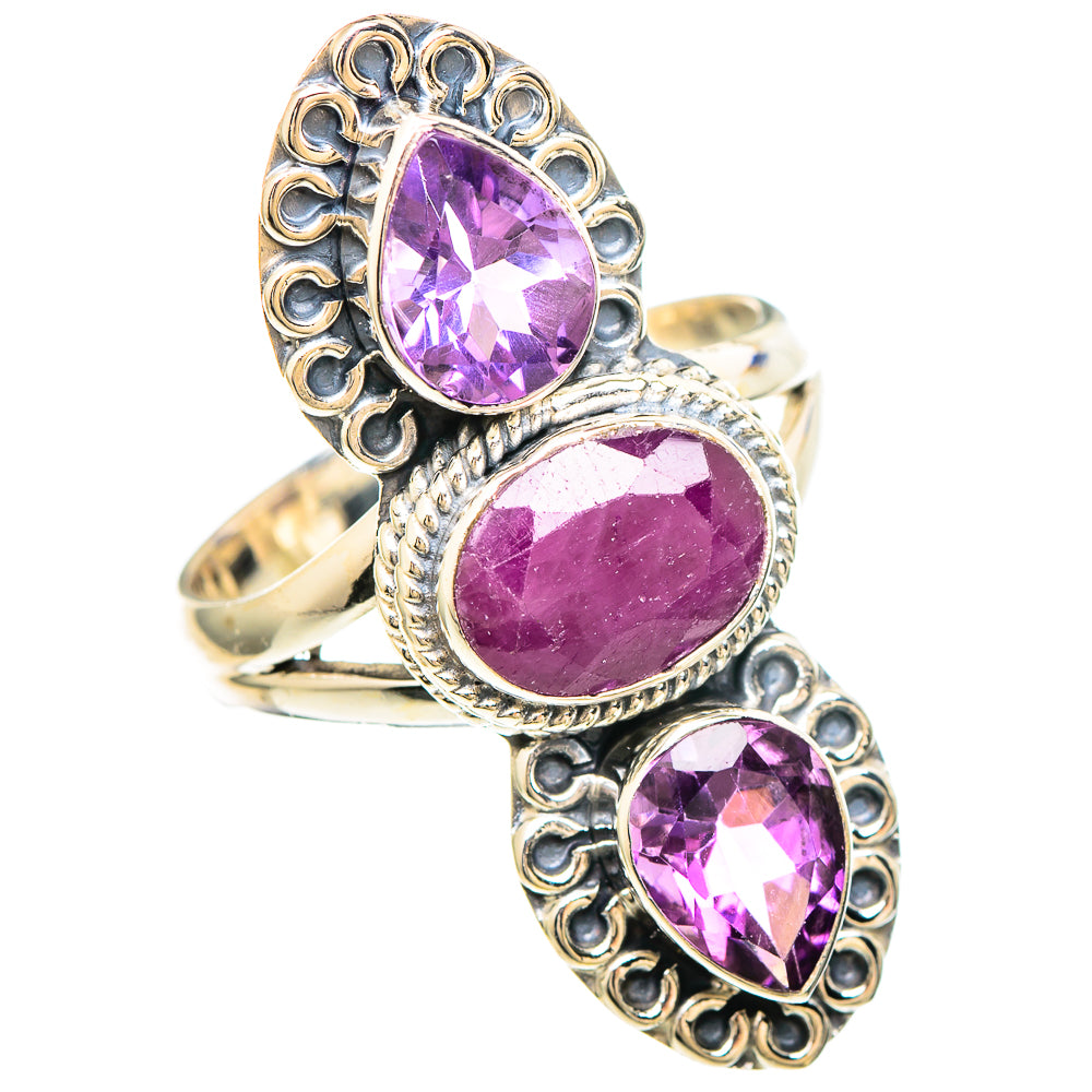 Ruby Rings handcrafted by Ana Silver Co - RING99463